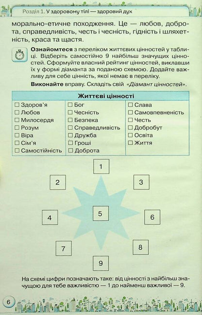 Health, safety and welfare. 5th grade / Здоров'я, безпека та добробут. 5 клас Зоя Хитрая, Ольга Романенко 9789669912022-6