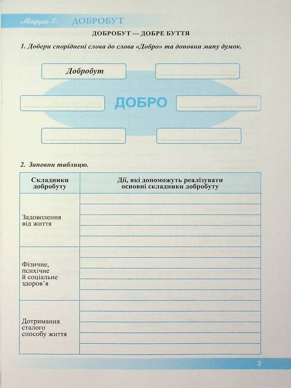 Health, safety and welfare. Workbook. 5th grade / Здоров’я, безпека та добробут. Робочий зошит. 5 клас Ирина Жаркова, Лариса Мечник 9789660741065-3