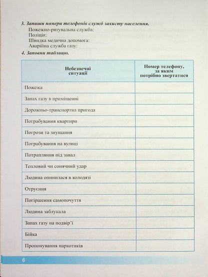 Health, safety and welfare. Workbook. 5th grade / Здоров’я, безпека та добробут. Робочий зошит. 5 клас Ирина Жаркова, Лариса Мечник 9789660741119-6