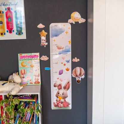 Height Meter And Interior Stickers. For Girls / Зростомір та інтер'єрні наліпки. Для дівчаток / Author not specified 4823277788992-3