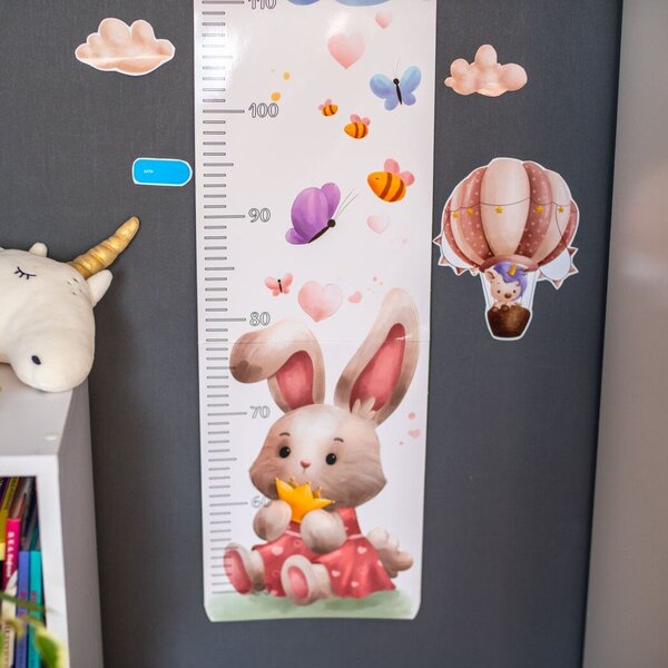 Height Meter And Interior Stickers. For Girls / Зростомір та інтер'єрні наліпки. Для дівчаток / Author not specified 4823277788992-4