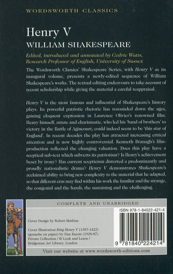 Henry V / Henry V Уильям Шекспир 9781840224214-2