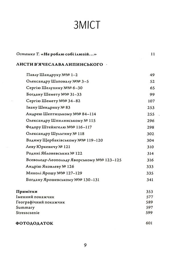 Heritage. Epistolary. Volume XVII. Letters Ш — Я / Спадщина. Епістолярій. Том XVIІ. Листи Ш — Я Вячеслав Липинский 978-617-569-682-8-3