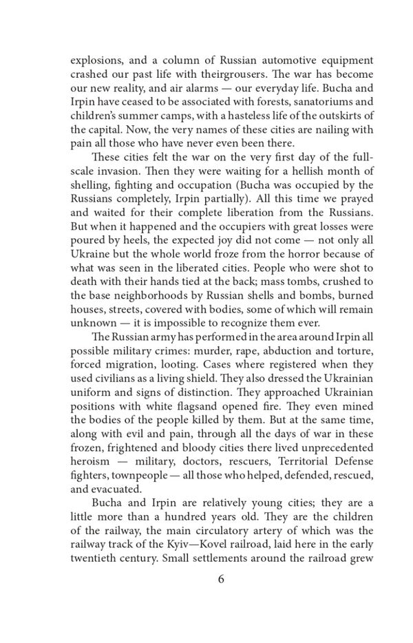 Heroic cities of Bucha, Irpin, Hostomel / Heroic cities of Bucha, Irpin, Hostomel Евгения Подобная 978-617-551-281-4-5