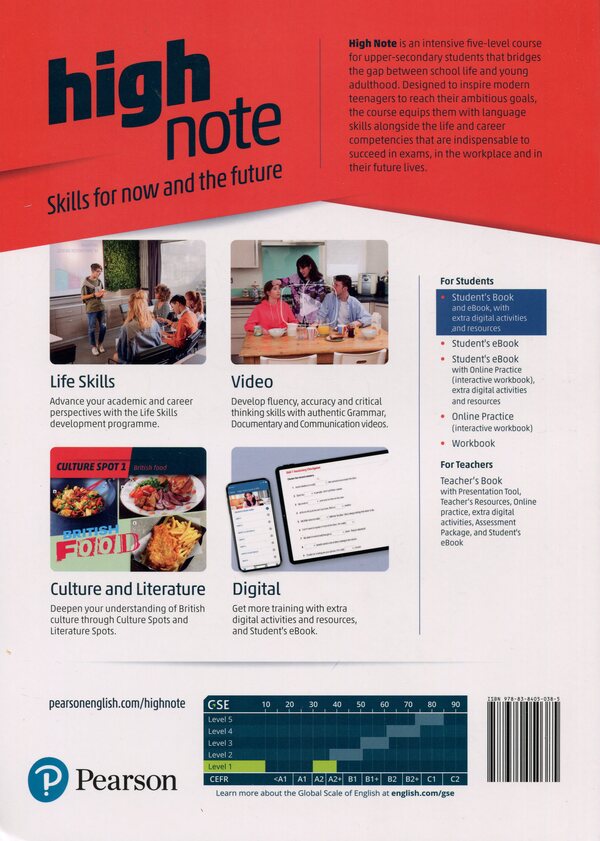 High Note 1. Student's Book and EBook with Digital Resources / High Note 1. Student's Book and eBook with Digital Resources Кэтрин Элен Моррис, Питер Андерсен, Боб Хастингс, Род Фрикер 9788384050385-2