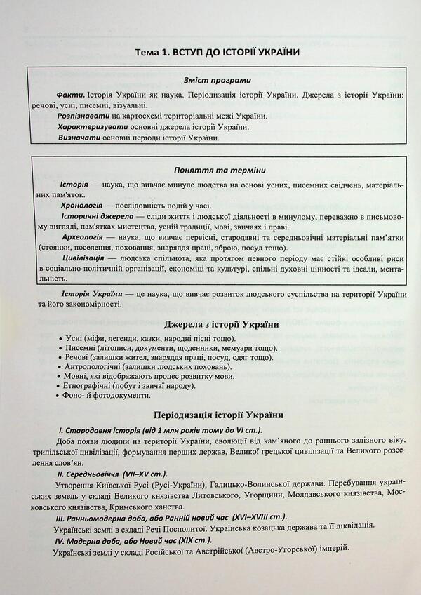 History Of Ukraine. Comprehensive Publication For Preparation For NMT-ZNO 2026 - сторя Украни. Комплексне видання для пдготовки до НМТ-ЗНО 2026 Tatiana Zemerova - Тетяна Земерова 9786178678005-6