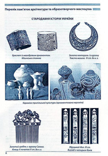 History Of Ukraine. Monuments Of Architecture And Fine Art, Mandatory For Recognition, Personality. + Tests / Історія України. Пам’ятки архітектури та образотворчого мистецтва, обов’язкові для розпізнавання, персоналії. + Тести Alexander Gysem / Олександр Гісем 9786175393130-5