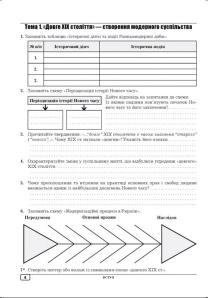 History Of Ukraine, World History And Civic Education Integrated Course 9Th Grade Workbook - сторя Украни, всесвтня сторя та громадянська освта нтегрований курс 9 клас Робочий зошит Julia Huk, Alexander Huk - Юля Гук, Олександр Гук 9789664965764-3