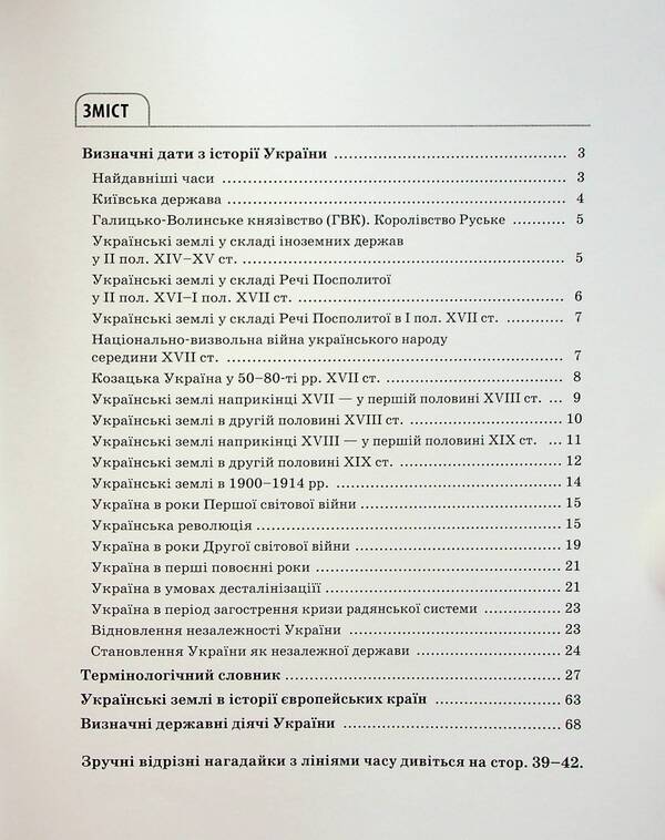 History of Ukraine. All dates, terms, personalities. 6-11 grades / Історія України. Усі дати, терміни, персоналії. 6-11 класи Наталия Харкивская 978-617-00-4217-0-3