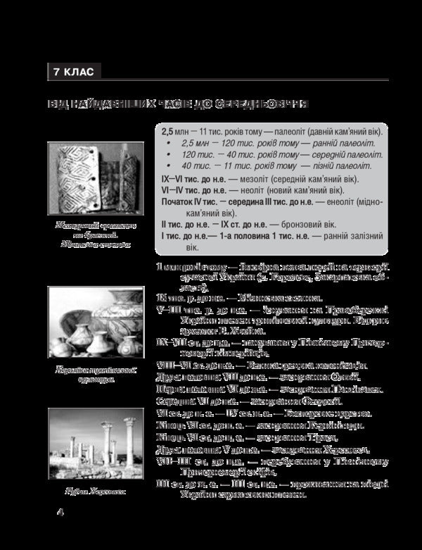 History of Ukraine. Chronology of events. Handbook for external examinations / Історія України. Хронологія подій. Довідник для ЗНО Василий Герасимчук 978-966-10-5561-1-4