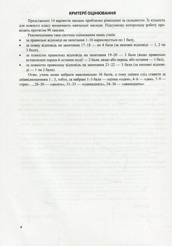 History of Ukraine. Final attestation control papers. Grade 9 / Історія України. Підсумкові атестаційні контрольні роботи. 9 клас Игорь Горинский 978-966-07-3078-6-4