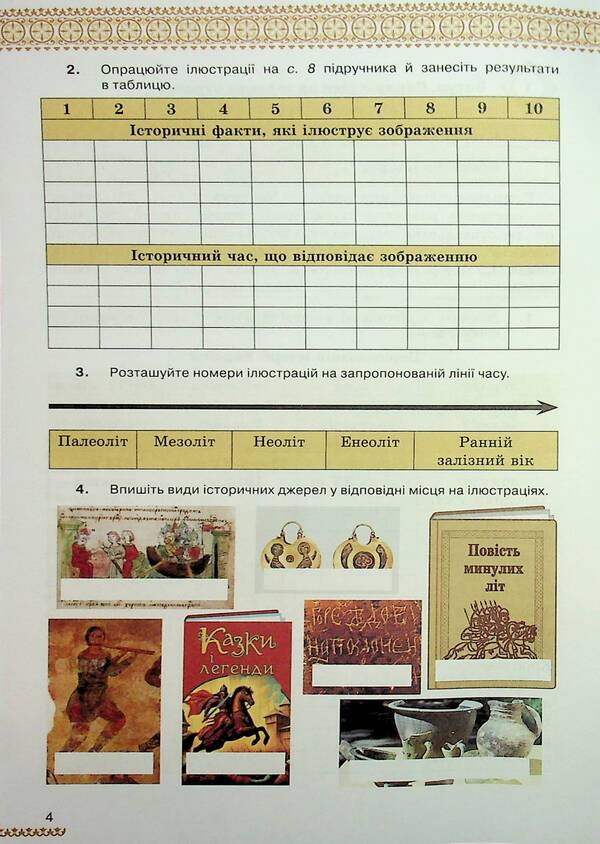 History of Ukraine. Grade 7. Notebook for self -work / Історія України. 7 клас.  Зошит для самостійної роботи Виталий Дрибныця, Ирина Дрибныця 978-966-991-354-8-5