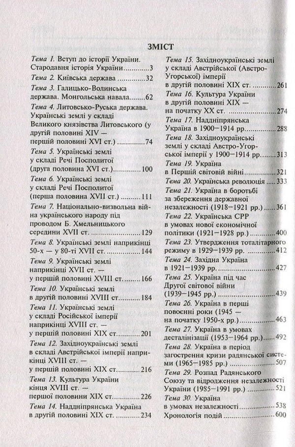 History of Ukraine. Handbook for preparing for external examinations / Історія України. Довідник для підготовки до ЗНО Александр Мартынюк, Наталия Сорочинская 978-966-10-5336-5-3