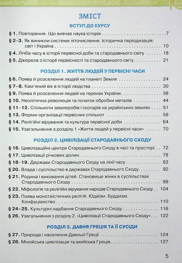 History of Ukraine. World History. 6th grade / Історія України. Всесвітня історія. 6 клас Игорь Щупак, Елена Бурлака, Наталья Власова, Ирина Пискарева 978-966-991-219-0-3