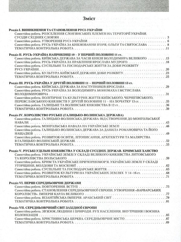 History of Ukraine. World History. Test control of learning results. 7th grade / Історія України. Всесвітня Історія. Тестовий контроль результатів навчання. 7 клас Виталий Власов, Александр Панарин 978-966-945-221-4-3