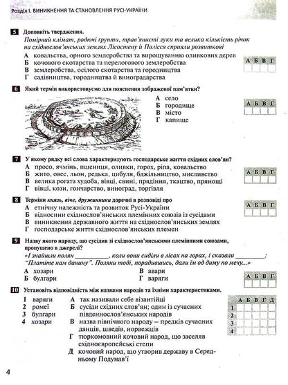 History of Ukraine. World history. 7th grade. Control of learning results / Історія України. Всесвітня історія. 7 клас. Контроль результатів навчання Виталий Власов, Александр Панарин 978-966-945-454-6-4
