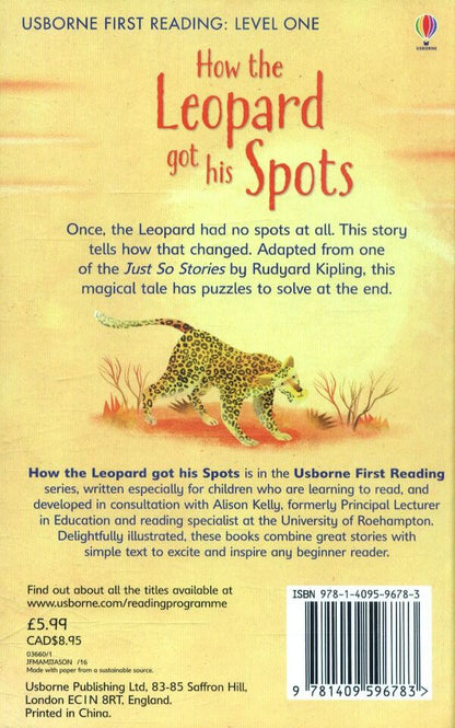 How The Leopard Got His Spots Redyard Kipling, Rosie Diccins / Редьярд Киплинг, Рози Диккинс 9781409596783-2