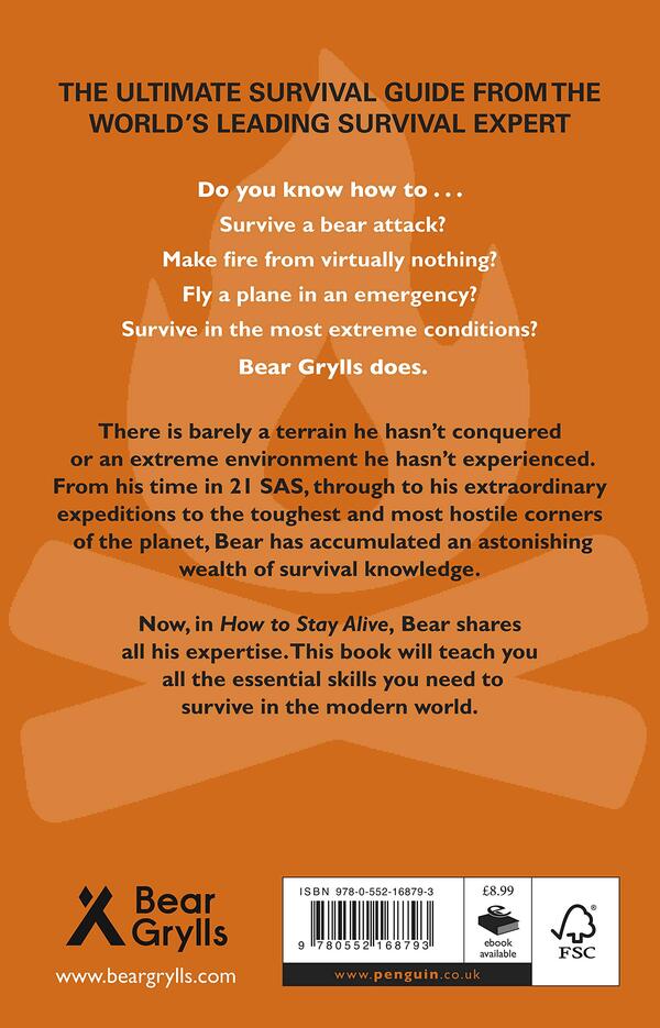 How to Stay Alive / How to Stay Alive Беар Гриллс 9780552168793-2