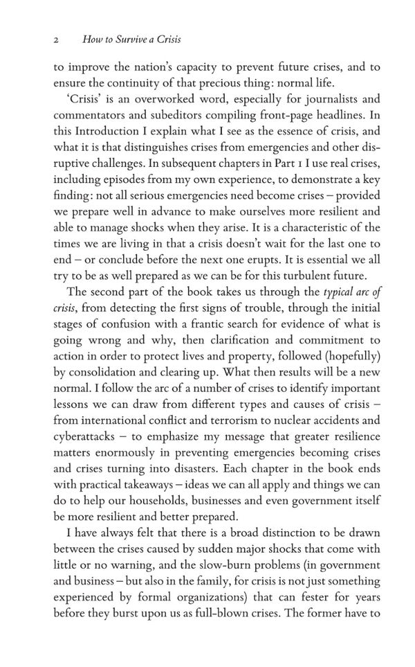 How to Survive a Crisis / How to Survive a Crisis Дэвид Оманд 9780241561331-4