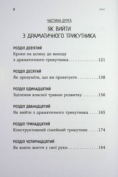 How to break out of a dramatic triangle and get rid of the consciousness of the victim / Як вирватися з драматичного трикутника і позбутися свідомості жертви Дженей Б. Уайнхолд, Берри К. Уайнхолд 978-617-8419-39-4-5
