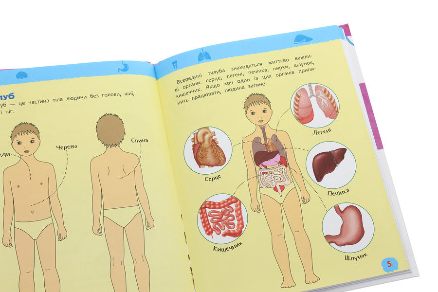 Human body.My first encyclopedia / Тіло людини. Моя перша енциклопедія  978-966-98500-5-8-5