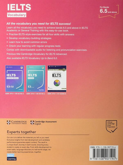 IELTS Vocabulary For Band. 6.5 And Above With Answers And Audio Pauline Zullen / Полин Зуллен 9781108907194-2