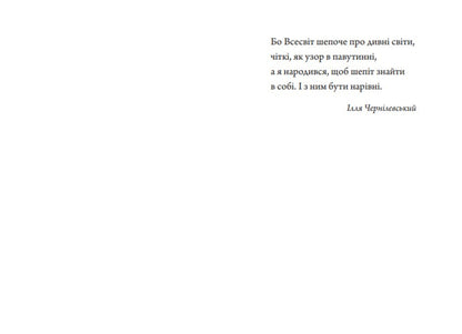 I Am A Bird Between Tenet / Я птах між тенет Ilya Chernylevsky, Anna Filey / Ілля Чернілевський, Анна Філей 9789663871370-3