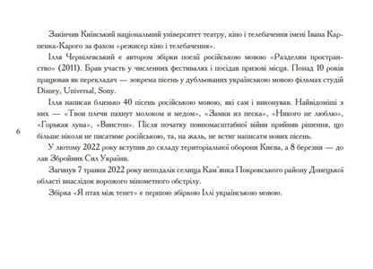 I Am A Bird Between Tenet / Я птах між тенет Ilya Chernylevsky, Anna Filey / Ілля Чернілевський, Анна Філей 9789663871370-5