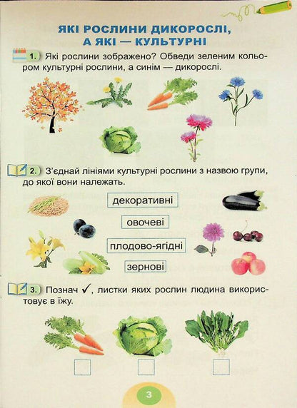 I Explore The World. 1St Class. Workbook. Part 2 / Я досліджую світ. 1 клас. Зошит-практикум. Частина 2 Tatiana Hilberg, Svetlana Tarnavskaya / Тетяна Гільберг, Світлана Тарнавська 9786178370541-5