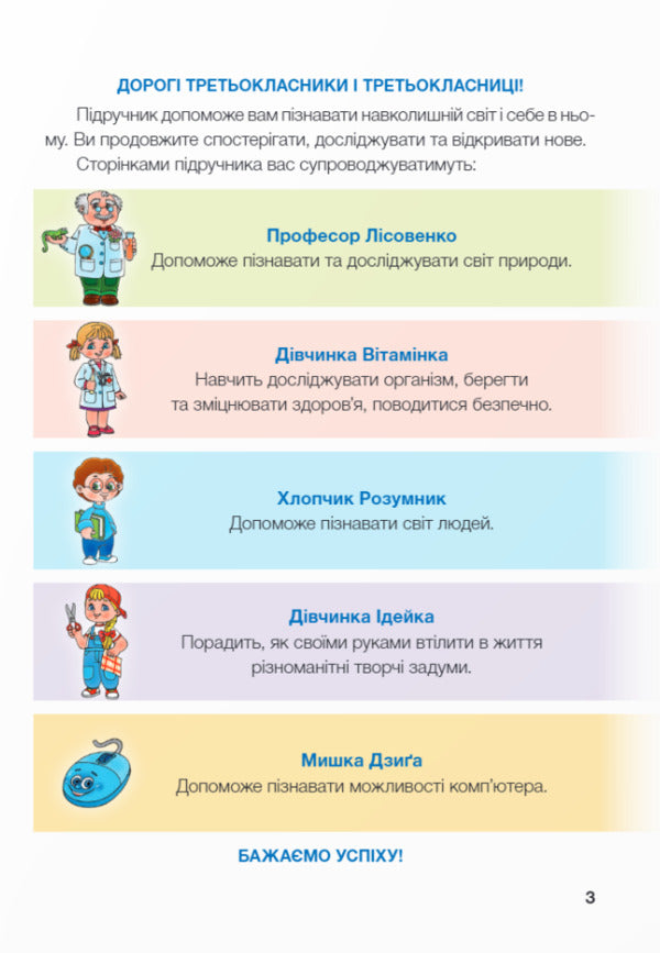 I Explore The World. 3Rd Grade Textbook In 2 Parts. Part 2 / Я досліджую світ. 3 клас. Підручник у 2-ох частинах. Частина 2 Iryna Zharkova, Larisa Mechnyk, Liliya Rogovskaya, Liliya Ponomareva, Alexander Antonov / Ірина Жаркова, Лариса Мечник, Лілія Роговська, Лілія Пономарьова, Олександр Антонов 9789660736382-5