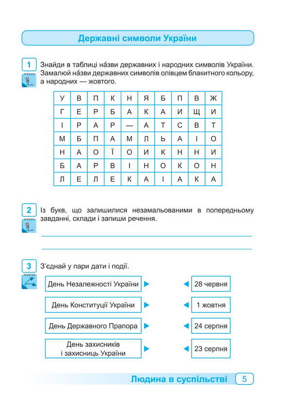 I Explore The World. Notebook Of 4Th Grade Student. Part 1 - Я дослджую свт. Зошит учня 4 класу. Частина 1 Oksana Labashchuk, Tatiana Reshetukha - Оксана Лабащук, Татьяна Решетуха 9789660741218-6
