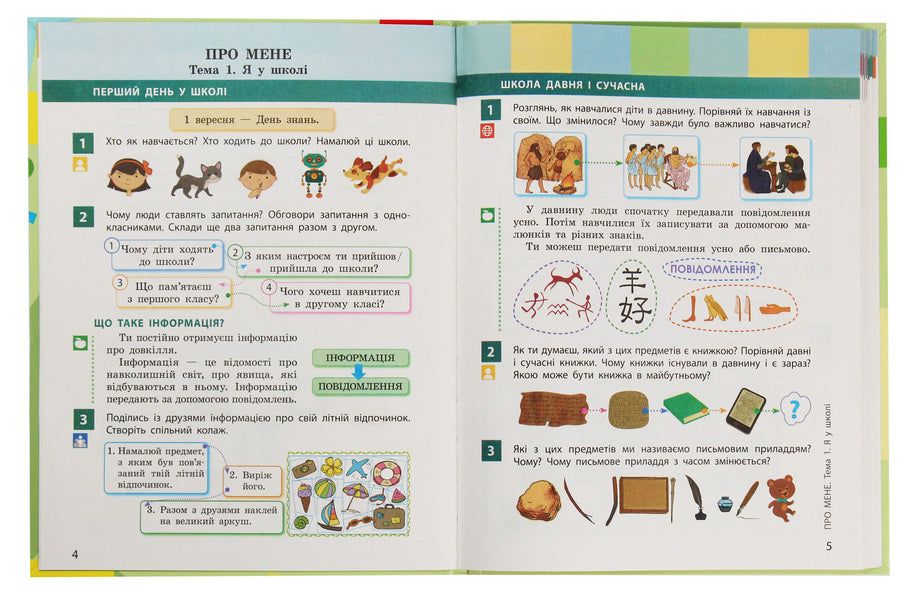 I Explore The World. Textbook. Part 1. 2 Class / Я досліджую світ. Підручник. Частина 1. 2 клас Marina Prystinskaya, Inna Bolshakov / Марина Простинська, Інна -Болшакова 9786170952103-3