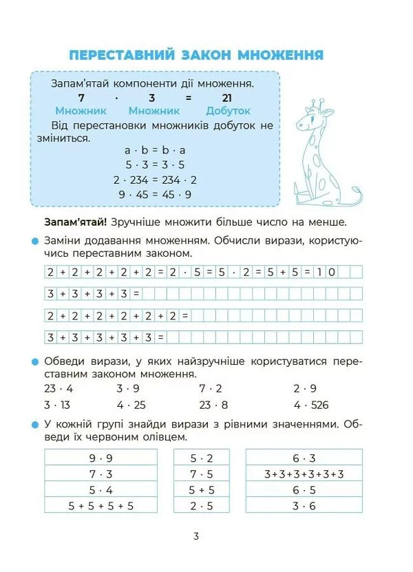 I Study The Multiplication Table / Вивчаю таблицю множення / Author not specified 9786170044334-4