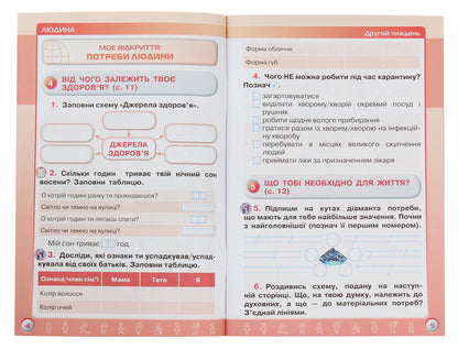 I explore the world. 3rd grade A workbook. In 2 parts. Part 1 / Я досліджую світ. 3 клас. Робочий зошит. У 2 частинах. Частина 1 Ирина Грущинская, Зоя Хитрая 978-966-991-031-8-4