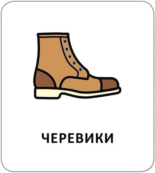 Icon Cards. Clothes, Shoes, Accessories / Картки з піктограмами. Одяг, взуття, аксесуари / Author not specified 9789667616335-5