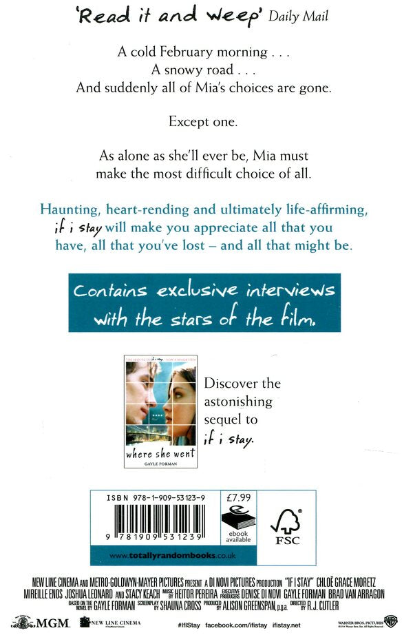If I Stay / If I Stay Гейл Форман 9781909531239-2