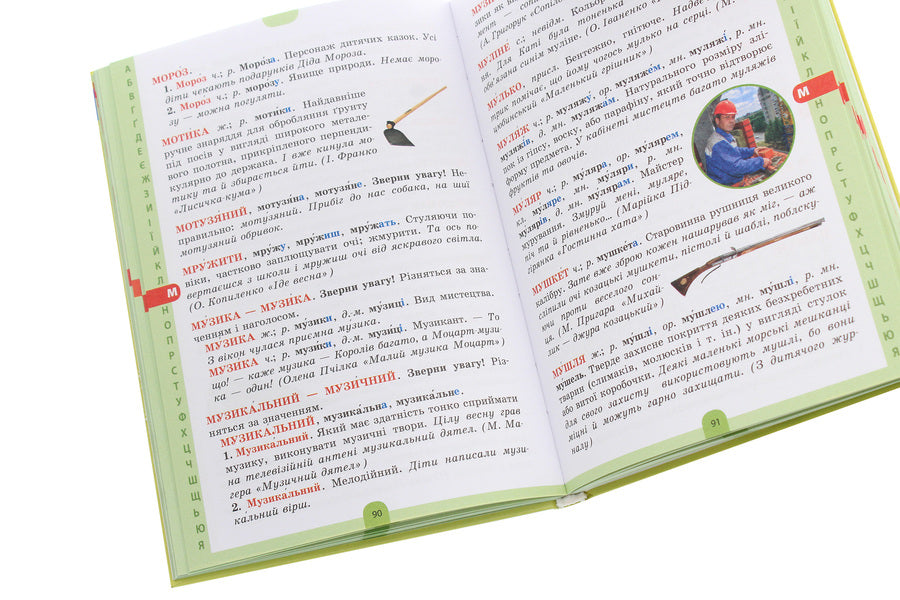 Illustrated Auxiliary Dictionary Of The Ukrainian Language. 1-4 Classes / Ілюстрований словник-помічник з української мови. 1-4 класи / Author not specified 9786170036308-5