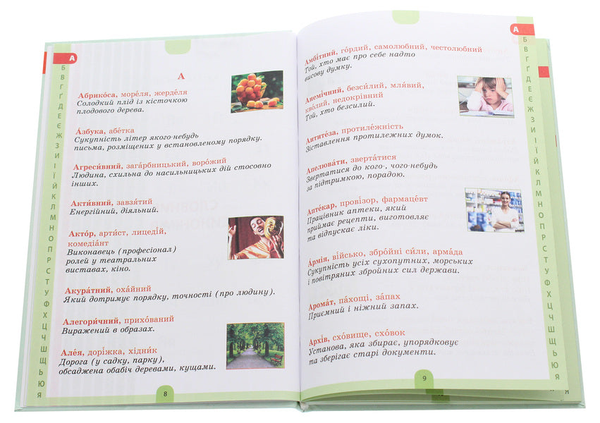 Illustrated Dictionary Of Synonyms, Antonyms. 1-4 Classes / Ілюстрований словник синонимів, антонимів. 1-4 класи Lydia Tkachenko, Iryna Kupina / Лідія Ткаченка, Ірина Купіна 9786170036292-4