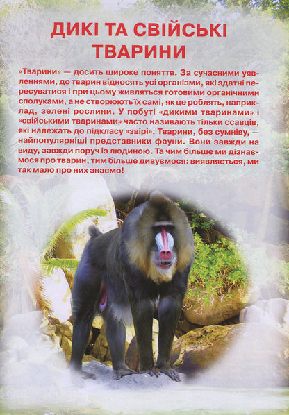Illustrated atlas of living nature / Ілюстрований атлас живої природи Светлана Мирошниченко 978-966-936-175-2-3