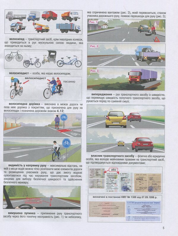 Illustrated traffic rules of Ukraine / Ілюстровані правила дорожнього руху України Зиновий Дерех, Юрий Заворицкий 978-966-498-296-9-5