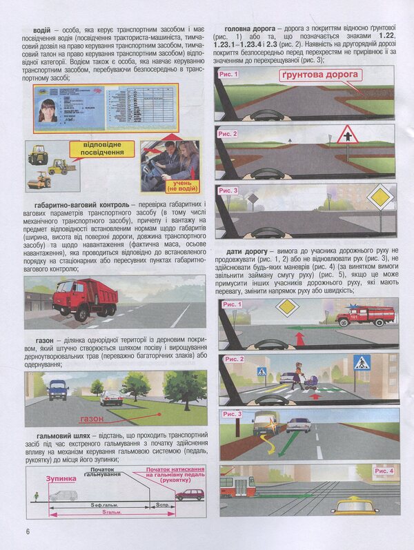 Illustrated traffic rules of Ukraine / Ілюстровані правила дорожнього руху України Зиновий Дерех, Юрий Заворицкий 978-966-498-296-9-6