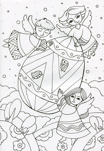In Anticipation Of Easter. Family Ethno -Coloring / У передчутті Великодня. Родинна етнорозмальовка Natalia Kuri-Maksim / Наталія Курі-Макімив 9789660736191-3