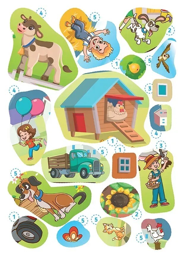 In The Village (+ Stickers) / У селі (+ наліпки) / Author not specified 9789669892379-4