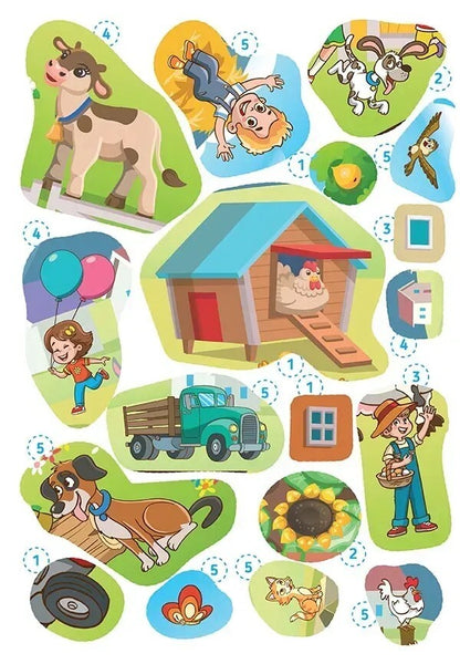 In The Village (+ Stickers) / У селі (+ наліпки) / Author not specified 9789669892379-4