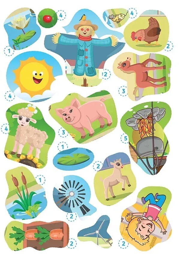 In The Village (+ Stickers) / У селі (+ наліпки) / Author not specified 9789669892379-5