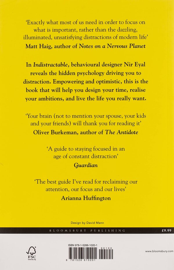 Indistractable. How to Control Your Attention and Choose Your Life / Indistractable. How to Control Your Attention and Choose Your Life Нир Эяль 9781526610201-2