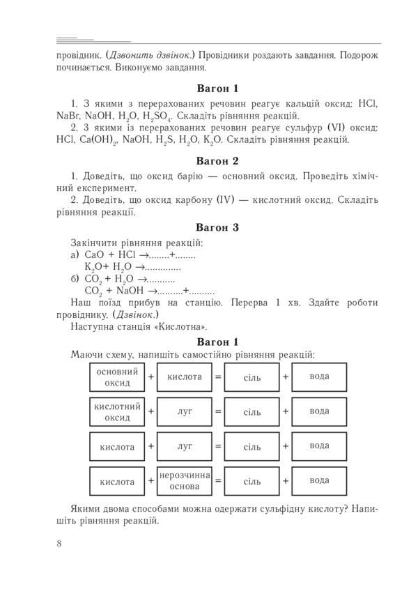 Innovative Technologies In Chemistry Lessons / Інноваційні технології на уроках хімії Viktor Dudnyk, Lyudmila Soroka / Виктор Дудник, Людмила Сорока 9789664082904-6