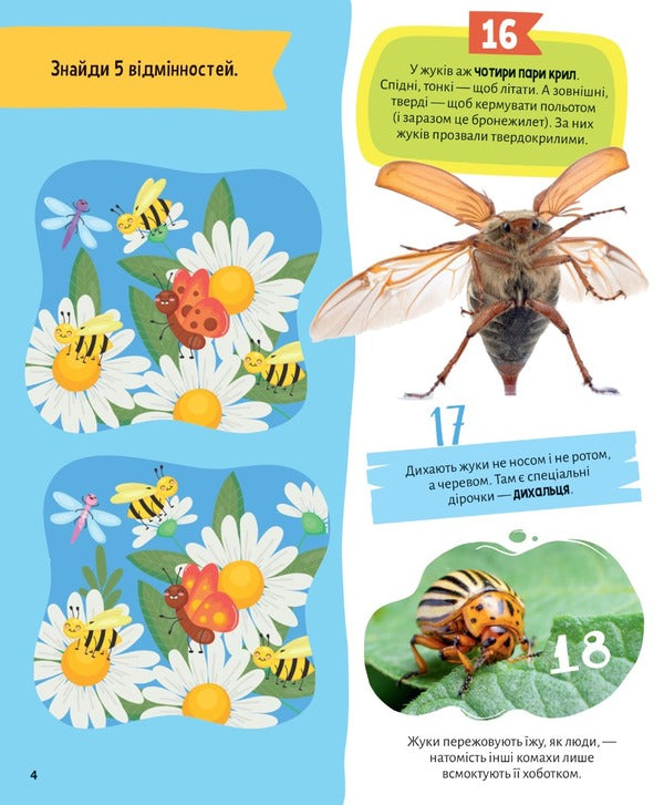 Insects 100 interesting facts / Комахи. 100 цікавих фактів Ольга Пилипенко 978-966-982-985-6-4
