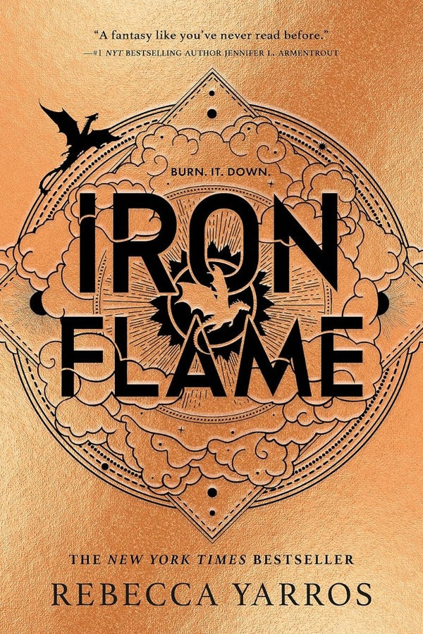 Iron Flame (Love my original) / Iron Flame (Залізне полум'я мовою оригіналу) Ребекка Яррос 9780349437026-1