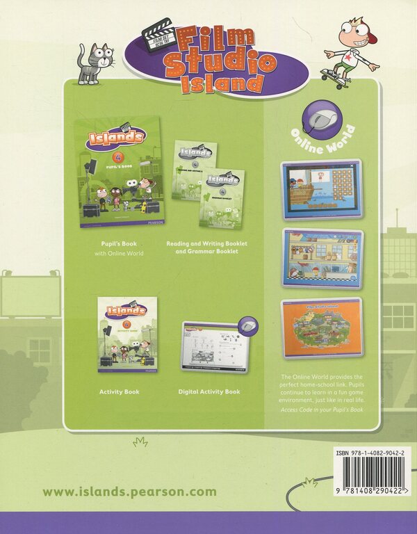 Islands Level 4 Activity Book Plus Pin Code Sagrario Salaberry - Саграрио Салаберри 9781408290422-2